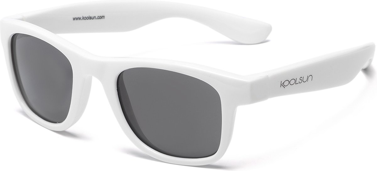 KOOLSUN - Wave - Kinder zonnebril - Wit Marshmallow - 1-5 Jaar - UV400 - Categorie 3