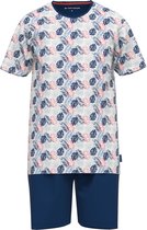 TOM TAILOR Pure Cotton Heren Shortama met ronde hals - Maat XL