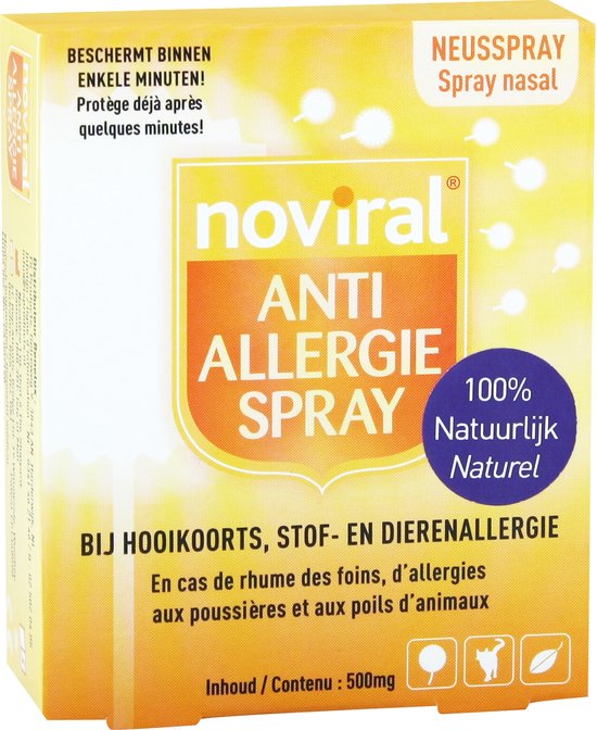 Noviral Anti-allergie spray - 500mg - 1 stuk