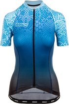 BIORACER VESPER DAMES WIELERSHIRT SNAKE BLAUW Maat S