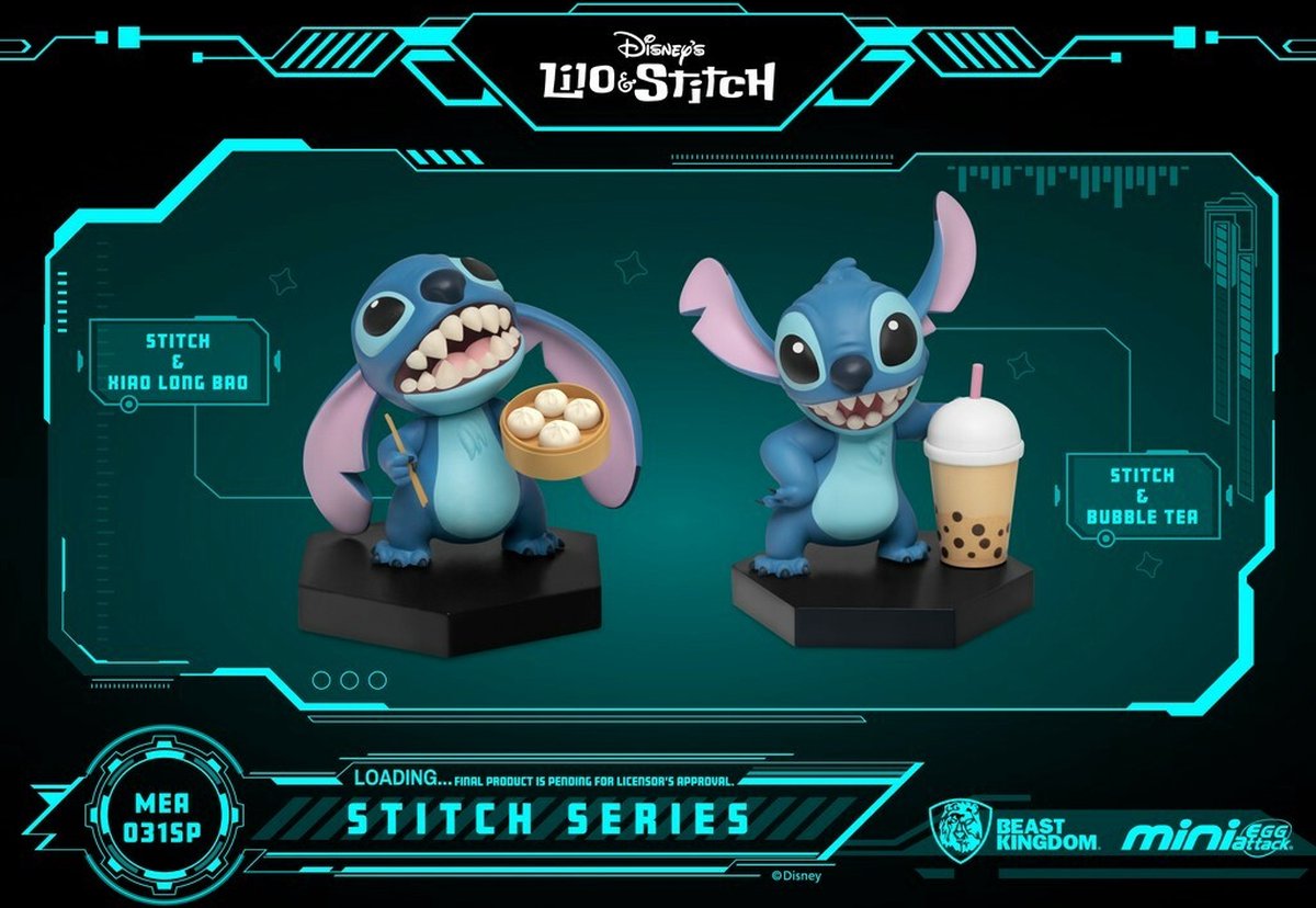 Beast Kingdom Toys Stitch Asian Cuisine Figure 2-pack - Beast Kingdom - Lilo and Stitch Figuur