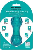 Biosafe puppy snack dumbell blauw Biosafe puppy snack dumbell blauw