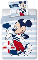 KD® - Disney Mickey Baby Dekbedovertrek - 100 x 135 cm - Katoen