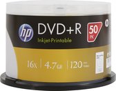 HP DRE00026WIP DVD+R disc 4.7 GB 50 stuk(s) Spindel Bedrukbaar