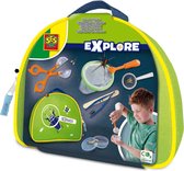 SES - Explore - Insecten explorer - handige koffer met tang, vergrootglas, pincet, bakje en speurkaart