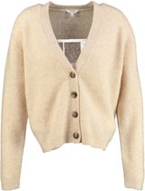 M by m losvallend beige vest wol nylon stretch - valt ruim - Maat S/M