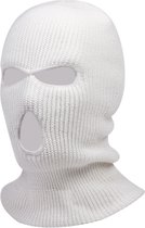 Ski mask WIT – Balaclava – Skimasker – Bivakmuts – full face mask – 3 gaats – Skiën – Motor – Onesize – Unisex