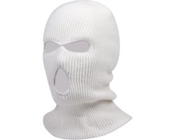 Narabar circulatie Horizontaal Ski mask WIT – Balaclava – Skimasker – Bivakmuts – full face mask – 3 gaats  – Skiën –... | bol.com