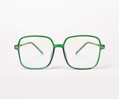 PHRAMES® - Theia Green – Beeldschermbril – Computerbril - Blauw Licht Filter Bril - Blauw Licht Bril – Gamebril – Dames - UV400 - Voorkomt Hoofdpijn en Vermoeidheid
