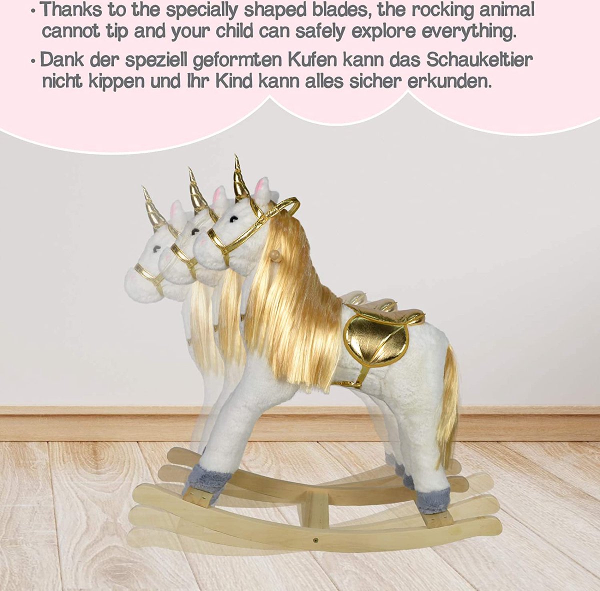 Cheval à bascule unicorn - DOLU - CoinBébé