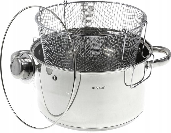 Kinghoff 1630 - Friteuse traditionnelle - profonde - 5,5 litres