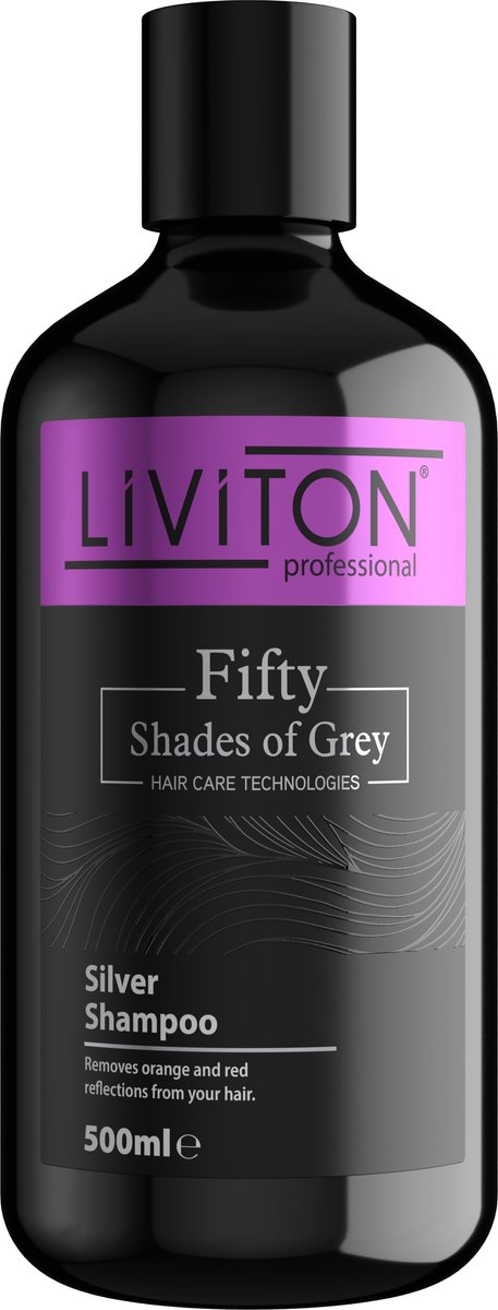 Liviton Silver Shampoo - Zilvershampoo - Purple Shampoo - 500 ml