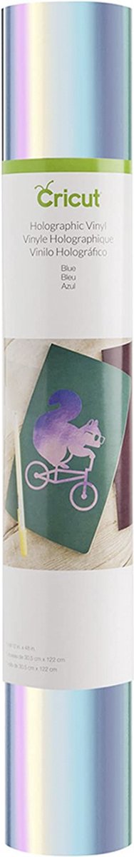 Cricut Holographic Vinyl 30x120cm Blue
