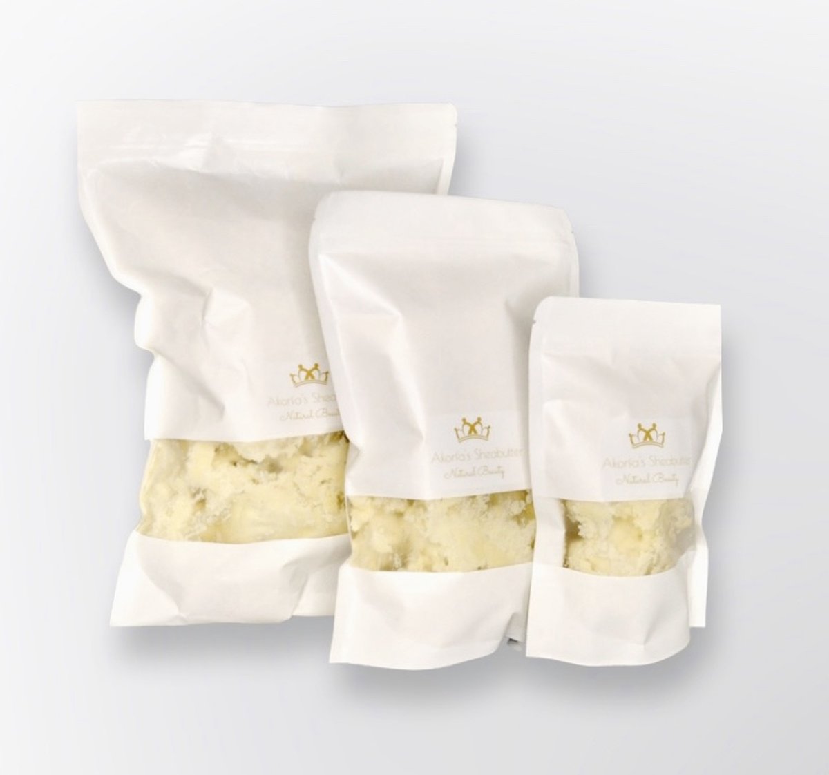 Akorfa's Sheabutter / Puur biologisch Sheaboter 2 KG 100% puur natuurlijk ongeraffineerd Shea butter/ Shea boter refill