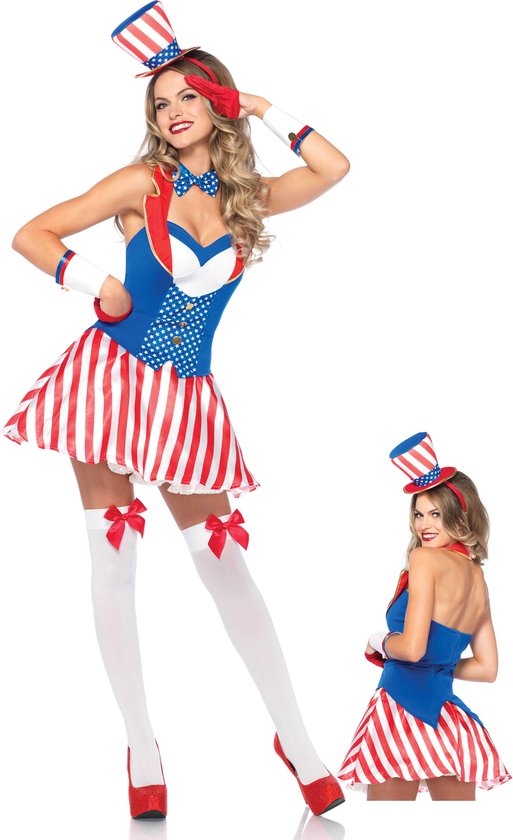 Sexy Amerikaans kostuum voor vrouwen - Verkleedkleding | bol.com