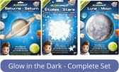 Glow in The Dark Set - Sterren - Maan - Jupiter - Inclusief Ophangtape