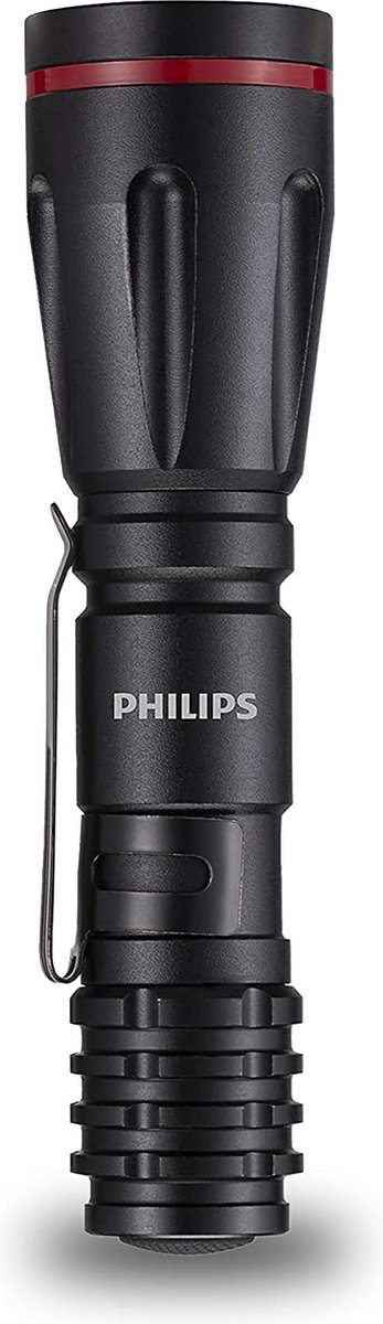 Philips Zaklamp - SFL1001P/10 - LED-zaklamp - Incl. 2 AA-Batterijen - 160 lumen - Zwart - IPX4 Waterdicht - Draagbare Lamp