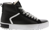Blackstone UL74 BLACK - MID SNEAKER - FUR - Vrouw - Black - Maat: 40