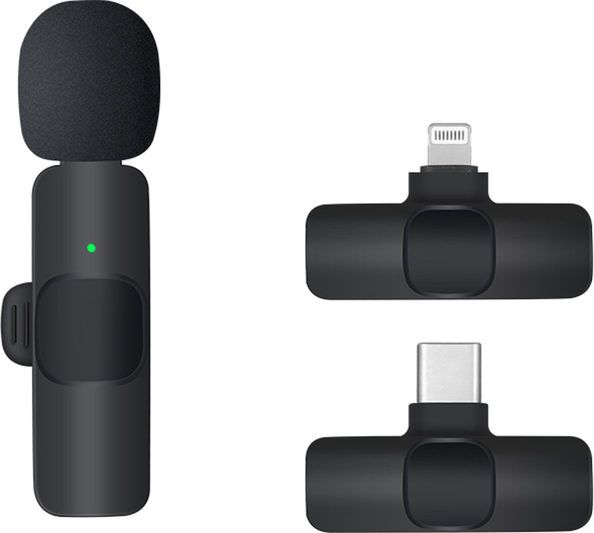 Mini Microphone Type-C cravate sans fil Plug-Play K9 micro professionnel  diffusion en direct Pour
