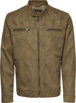 ONLY & SONS ONSWILLOW FAKE SUEDE JACKET OTW NOOS  Heren Jas - Maat S