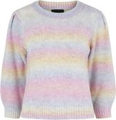 Pieces PCHUDSON 3/4 O-NECK KNIT BC Dames Trui - Maat S