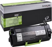 Lexmark Toner Kit zwart return program 522 - 6000 pagina's - 52D2000