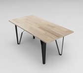 Polimeer - Salon Tafel - Eikenhout - 100 x 60 x 40 cm