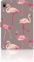 Coque Mobile Samsung Galaxy Tab S7 FE Cover avec Support Flamingo