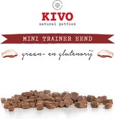 Kivo Petfood Hondensnack Mini Trainer Eend 2 zakken x 200 gram - Graanvrij en Glutenvrij