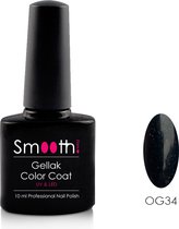 Smoothnails - Tourmaline - Gellak - Zwarte Glitter