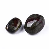 Sattva Rocks | BESCHERMING Drakenbloedsteen Jaspis trommelsteen, edelstenen. 3 Stuks in een kado zakje (±22-30mm)