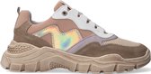 Red-Rag 13042 Lage sneakers - Leren Sneaker - Meisjes - Beige - Maat 40