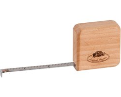 Rolmaat - Rolbandmaat - hout - 2 meter - Inches en cm