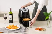 Stella Pro+ Eco Airfryer 2 liter 1000 watt Zwart Zonder olie toe te voegen Tijdschakelaar