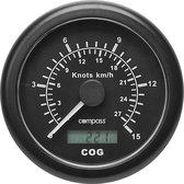 GPS tachometer, analoog 0-15kn.