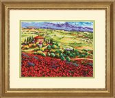 Toscaanse Papavers (Tuscan Poppies) - borduurpakket - Dimensions - 71-20084