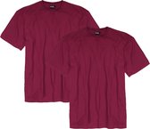 Adamo T-shirt ronde hals Marlon wine 2-pack (Maat: XXL)