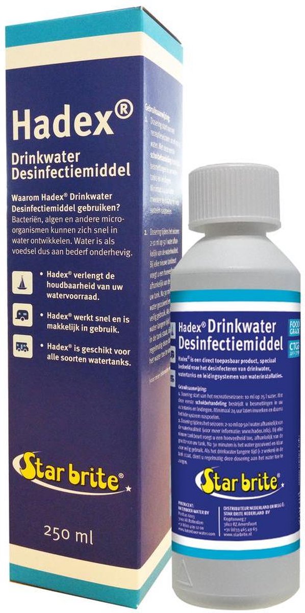 Hadex® Drinkwater Desinfectiemiddel - 250ml van Hadex — afbeelding 3