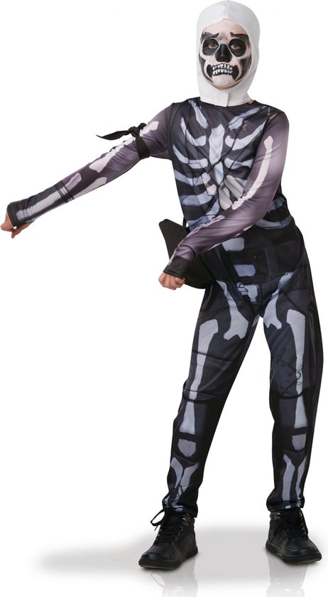 Tween Skull Trooper Fortnite verkleedpak 13-14 jaar