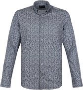 Suitable - Overhemd BD Bollen Blauw - XXL - Heren - Slim-fit