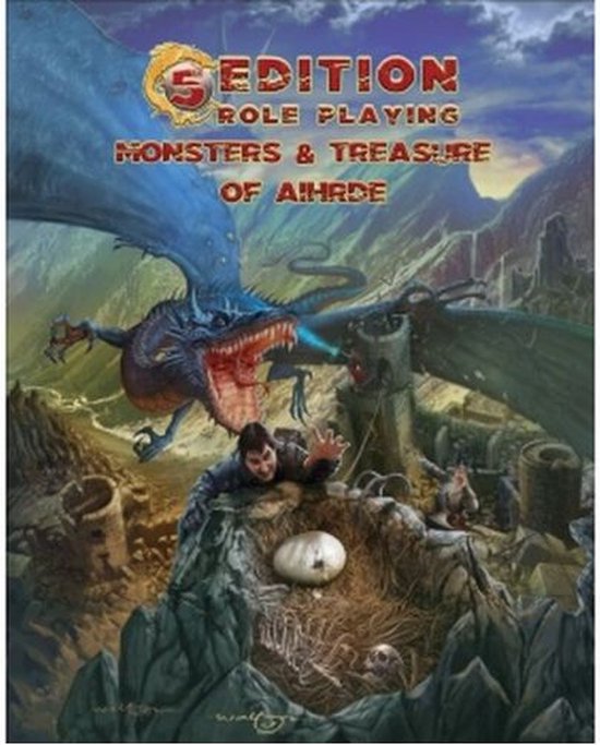 Afbeelding van het spel 5th Edition Role Playing - Monsters & Treasure of Aihrde - EN