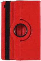 Arara Hoes Geschikt voor Samsung Galaxy Tab A8 - (2021/2022) 10.5 inch - 360° draaibaar - tablethoes - Rood