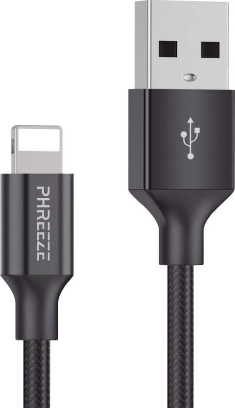 Onverschilligheid Australische persoon aanwijzing Lightning USB Kabel - iPhone Kabel - iPad Lader - Fast Charge - Nylon  Gevlochten -... | bol.com