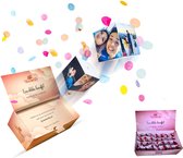 Memoriify® Explosion Box - PopBox met 2 Grote Fotokubussen - Rafaello - Valentijn Cadeautje voor Haar en Hem