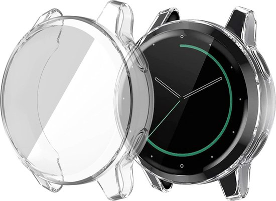 Chofit Custodia Protettiva In TPU Per Garmin Venu 2 / Vivoactive 4 – Protezione Antiurto E Antigraffio (Nero)