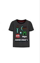 Minecraft t-shirt korte mouw - maat 134 - 9 jaar