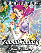 Kawaii Fantasy Grayscale Coloring Book - Jade Summer - Kleurboek voor volwassenen