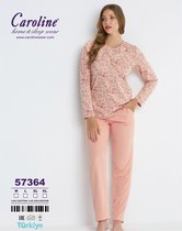 Caroline Pyjamaset voor Dames Maten: L