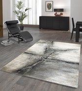 Flycarpets Maratta Vloerkleed - 80x150cm - Grijs/Bruin/Beige