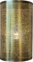 Zenza-Wandlamp- Oosterse Lamp- Cylinder- Filisky- Gold - M